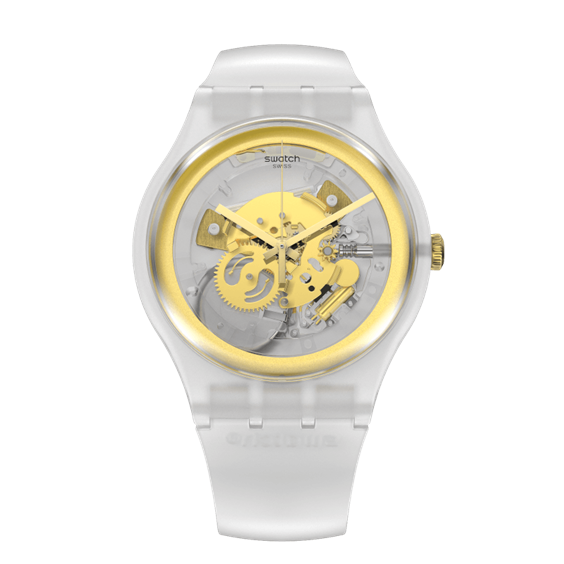 Orologio clearance swatch trasparente